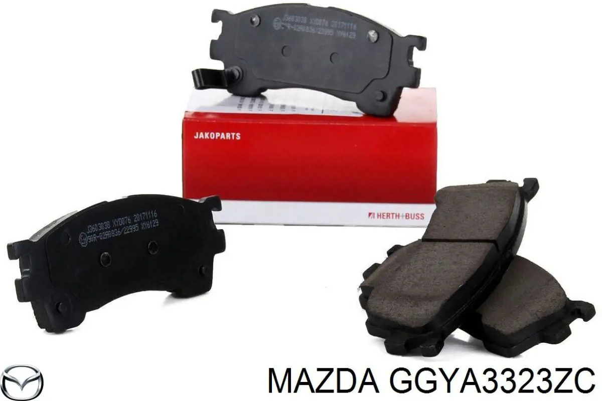 Pastillas de freno GGYA3323ZC Mazda