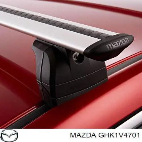 Juego de barras de techo transversal Mazda GHK1V4701