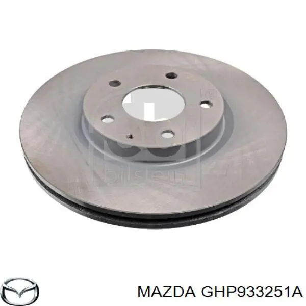 GHP933251A Mazda disco de freno delantero