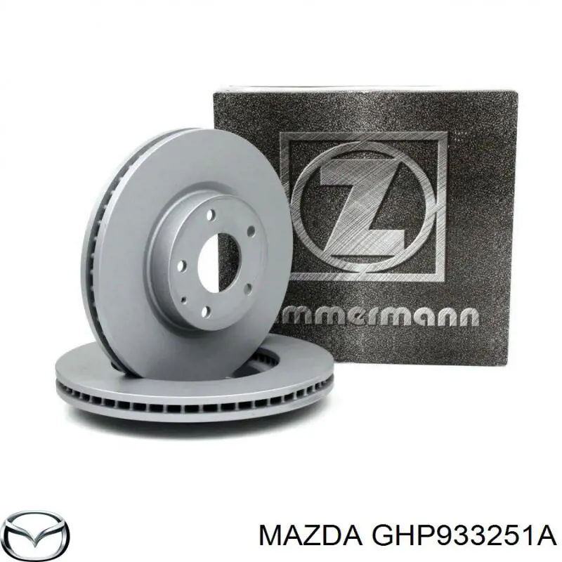 Disco de freno GHP933251A Mazda