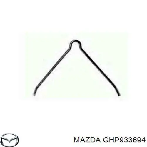 GHP933694 Mazda pasador guía, pinza del freno delantera, superior