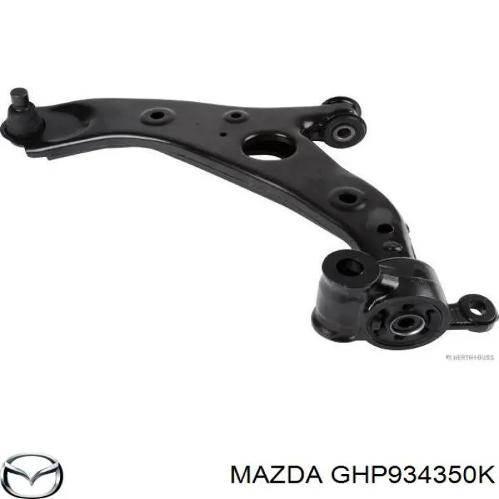 GHP934350K Mazda barra oscilante, suspensión de ruedas delantera, inferior izquierda