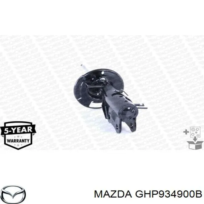 GHP934900B Mazda amortiguador delantero izquierdo