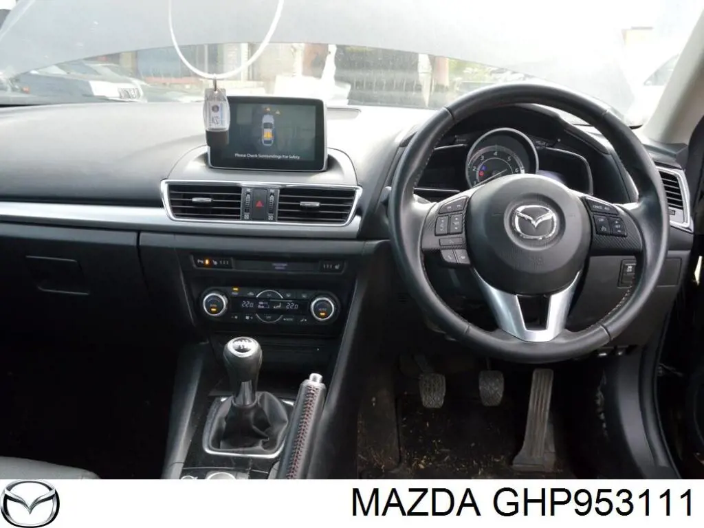 GHP953111 Mazda Marco de montaje del radiador
