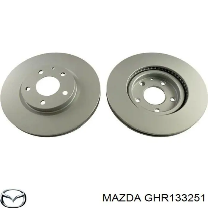 GHR133251 Mazda disco de freno delantero