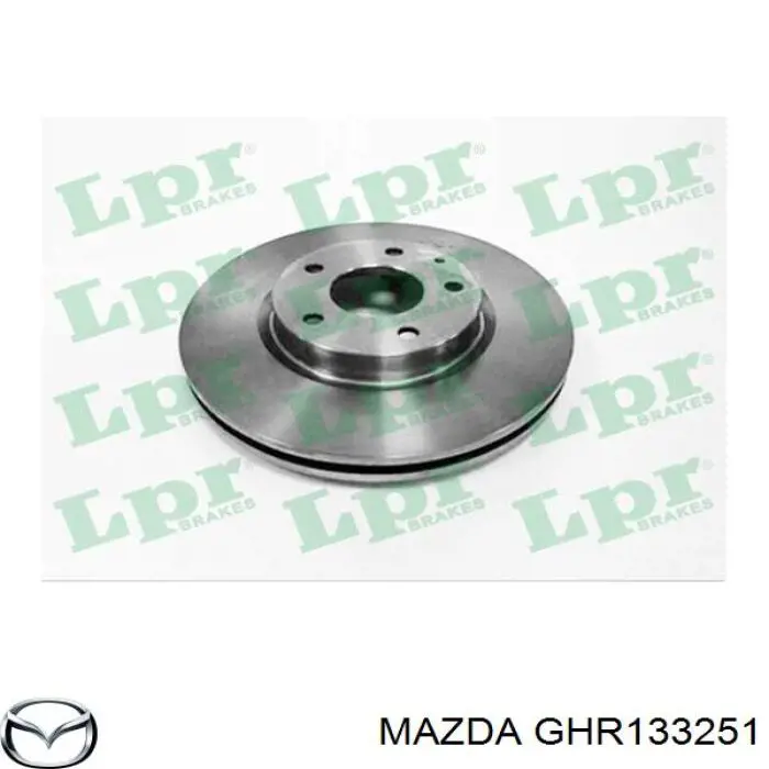 Comprar GHR133251 Mazda Freno de disco delantero