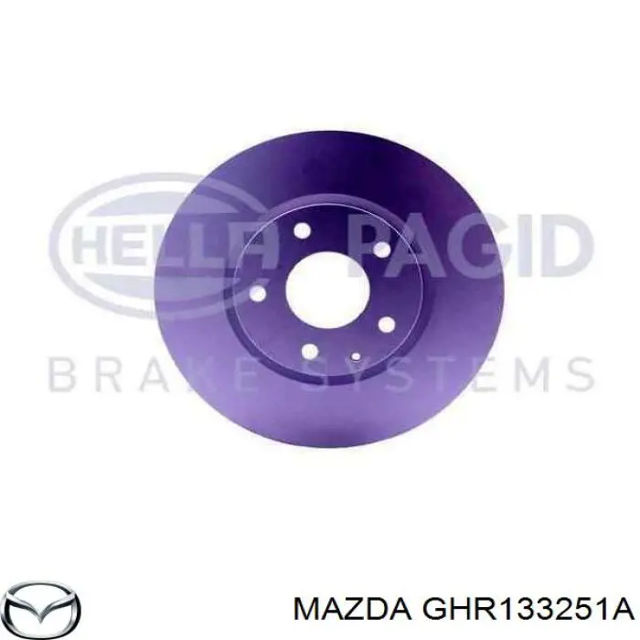 Comprar GHR133251A Mazda Freno de disco delantero