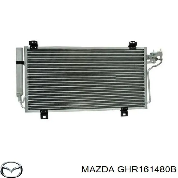 GHR161480B Mazda condensador aire acondicionado
