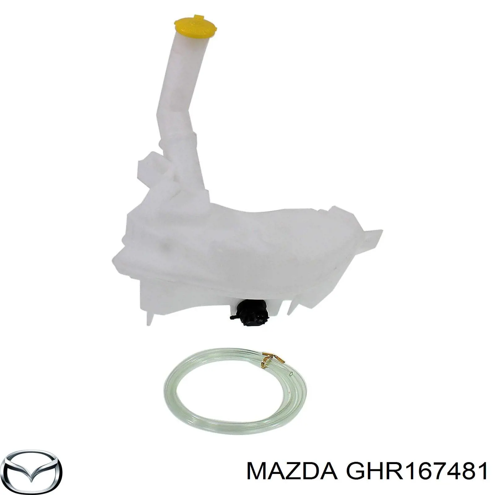 Depósito del agua de lavado, lavado de parabrisas para Mazda 3 (BM, BN)
