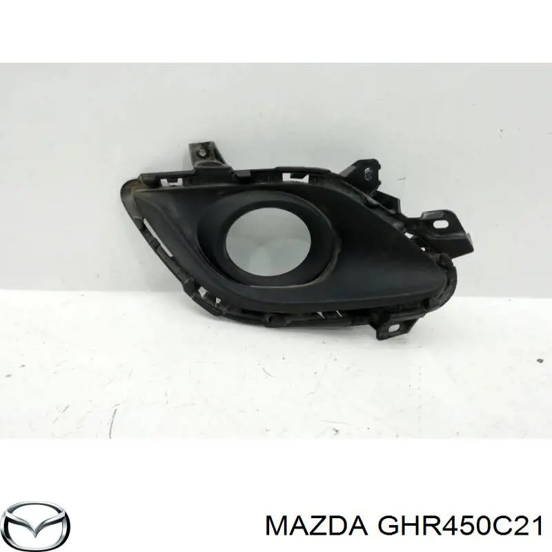 GHR450C21 Mazda rejilla de antinieblas delantera izquierda