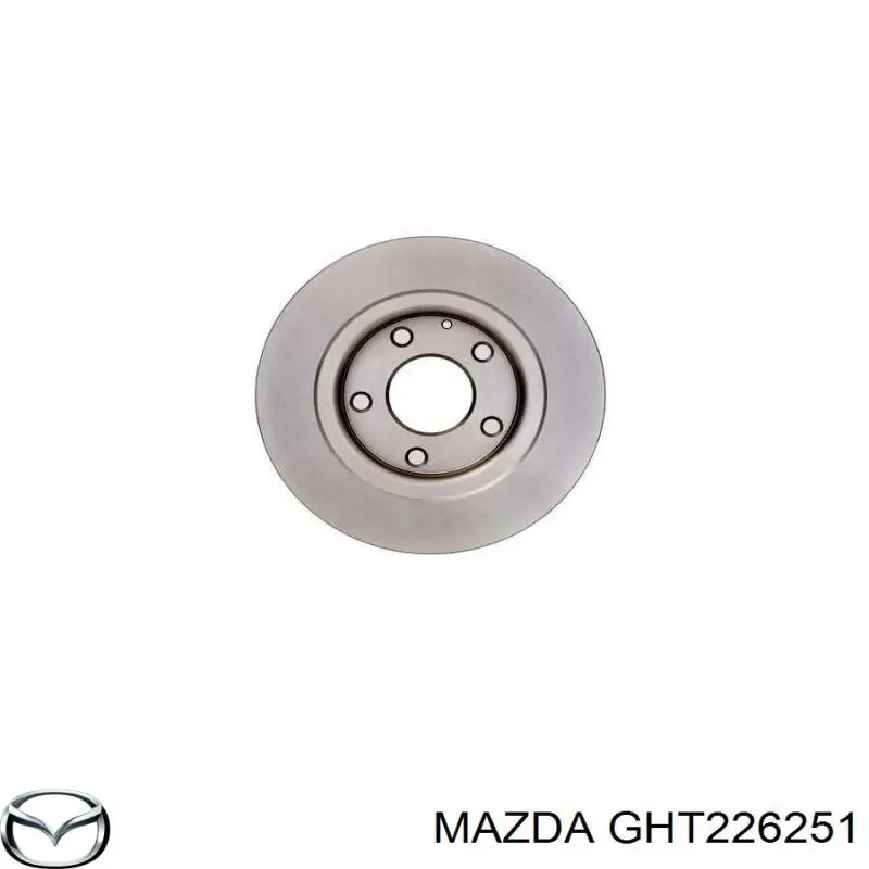 Comprar GHT226251 Mazda Disco de freno trasero