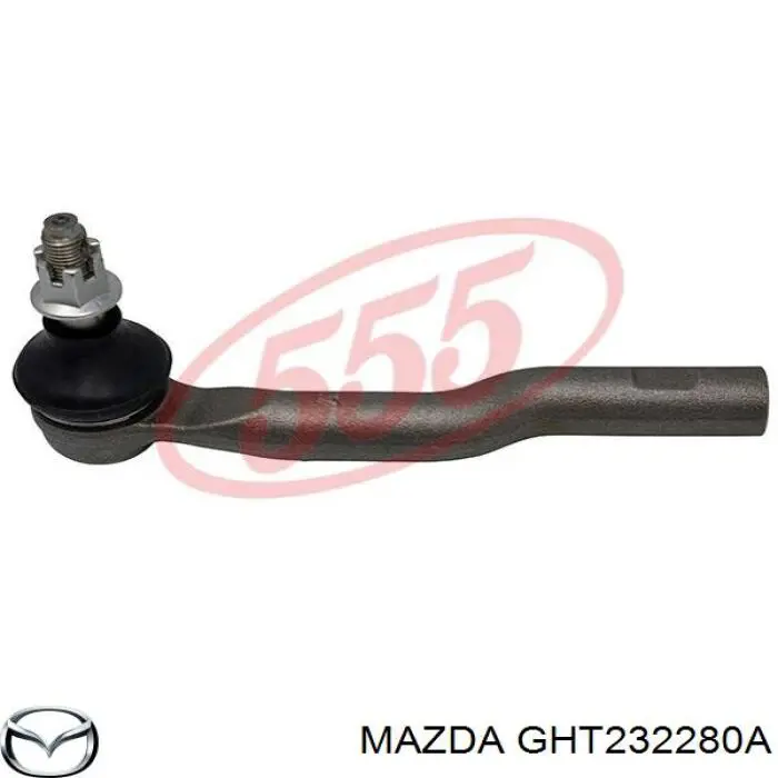 GHT232280A Mazda rótula barra de acoplamiento exterior