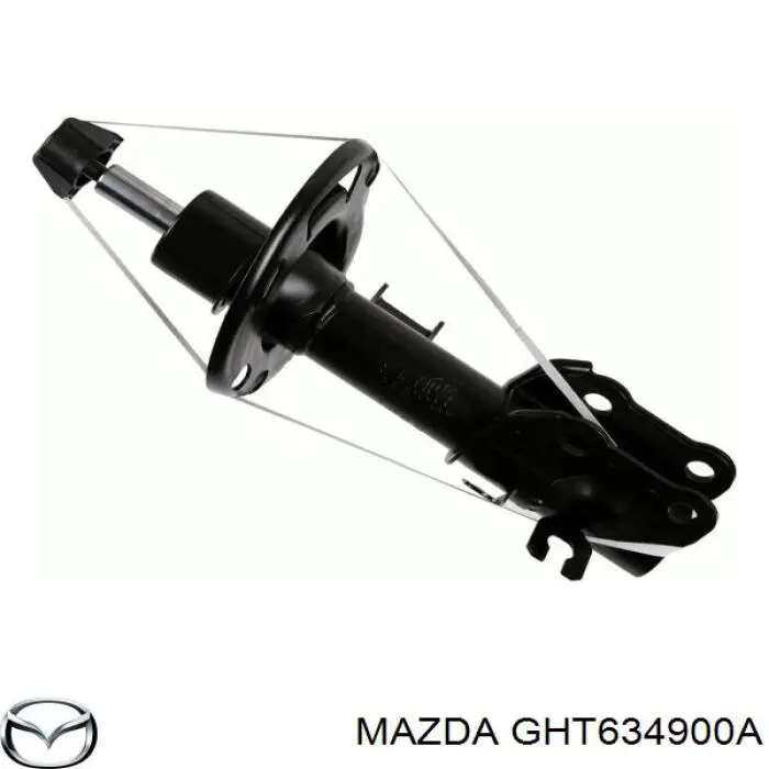 Comprar GHT634900A Mazda Amortiguador delantero izquierdo