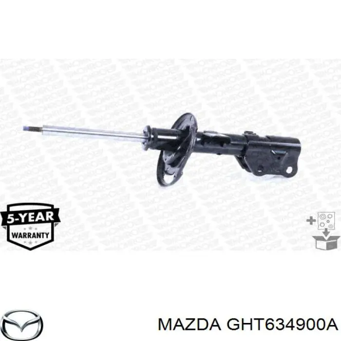 Amortiguador delantero izquierdo Mazda GHT634900A precio, desde 76,75 EUR