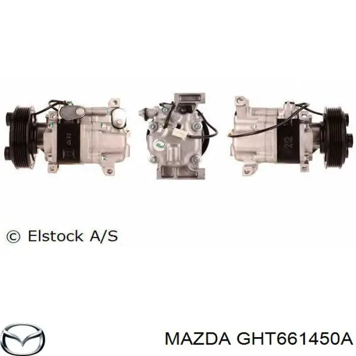 GHT661450A Mazda compresor de aire acondicionado