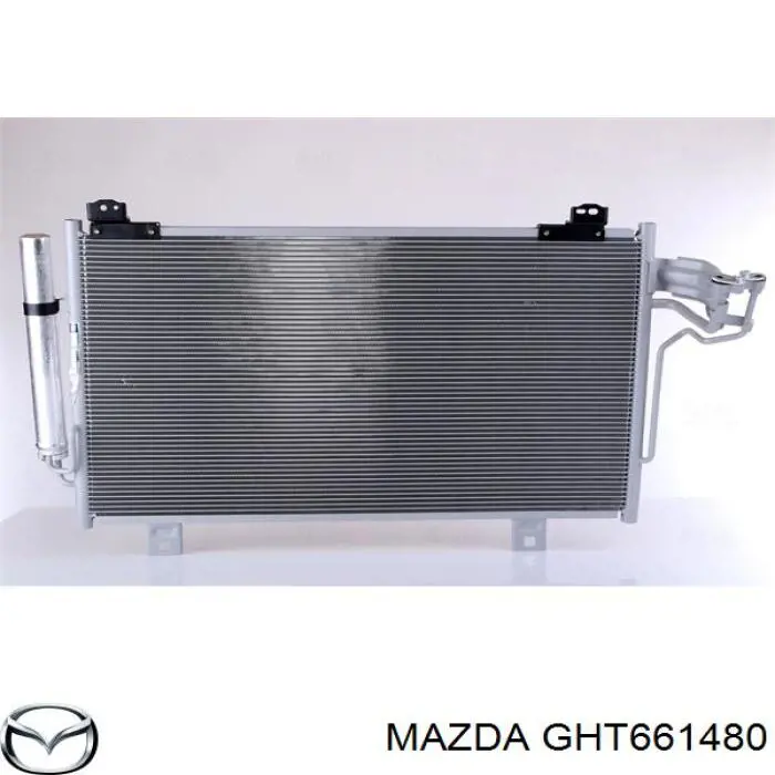 GHT661480 Mazda condensador aire acondicionado