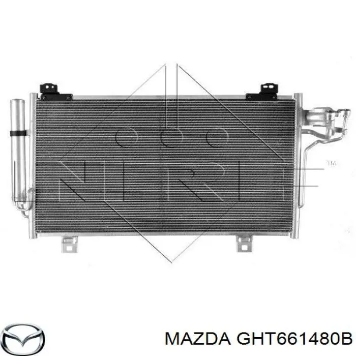 GHT661480B Mazda condensador aire acondicionado