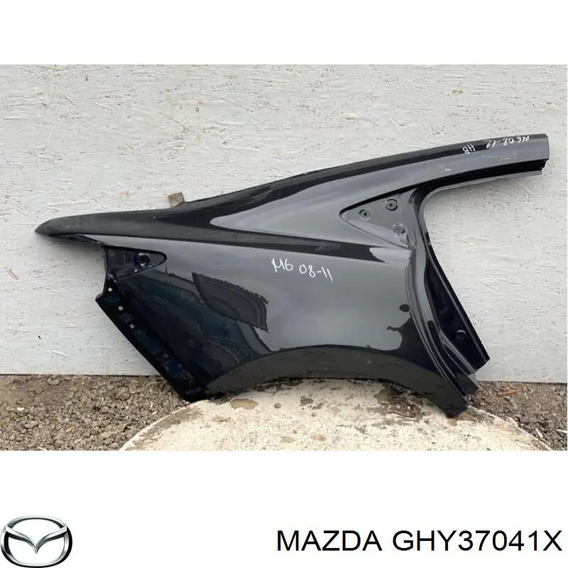 GHY37041X Mazda guardabarros trasero derecho