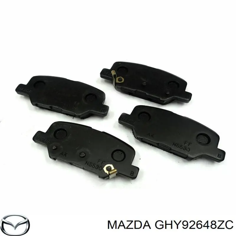 Pastillas de freno traseras Mazda 6 GJ, GL