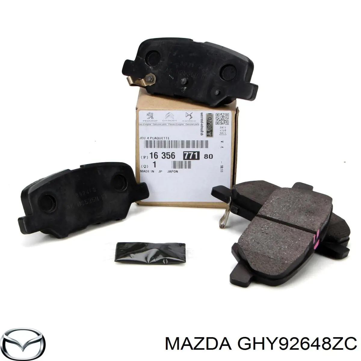 Pastillas traseras Mazda GHY92648ZC