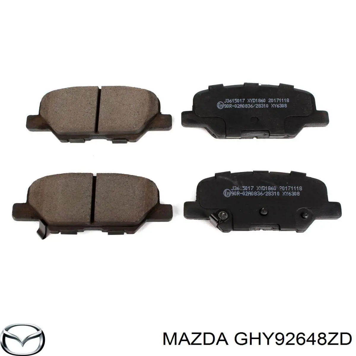 Pastillas traseras de freno Mazda GHY92648ZD precio, desde 20,63 EUR
