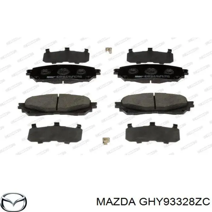 GHY93328ZC Mazda pastillas de freno delanteras