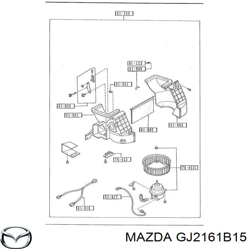 GJ2161B15 Mazda