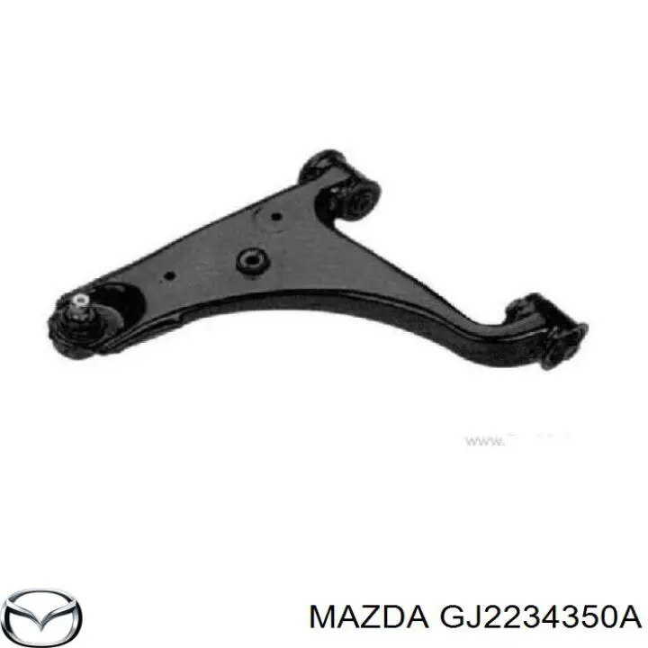 GJ22-34-350A Mazda barra oscilante, suspensión de ruedas delantera, inferior izquierda