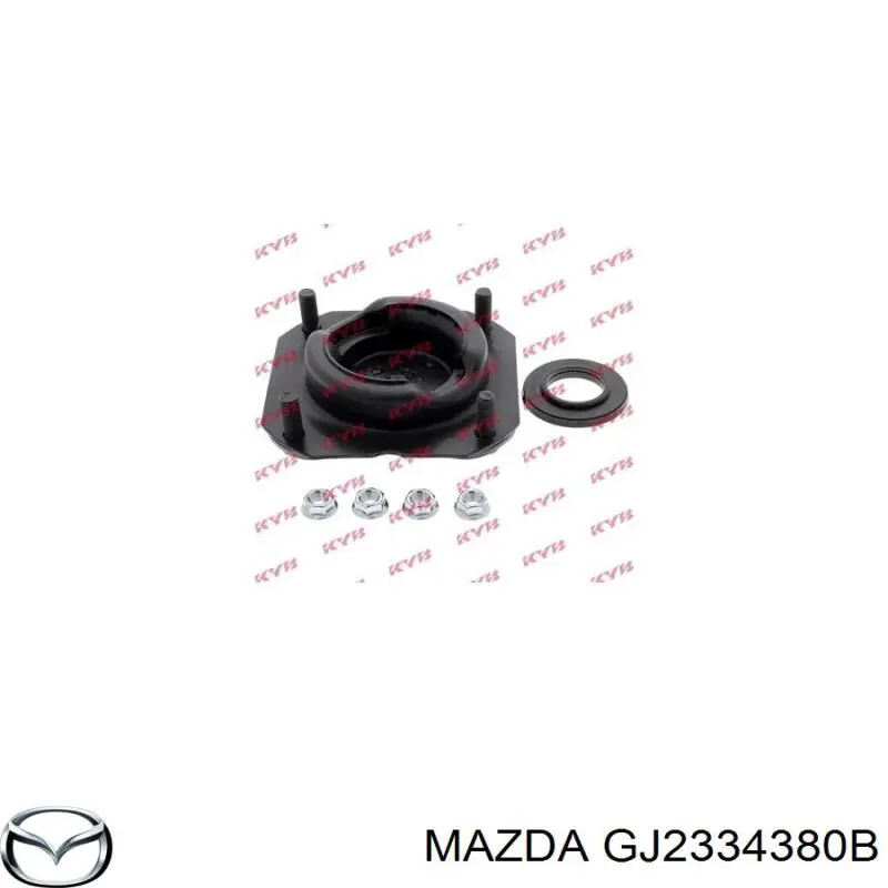 Soporte del amortiguador delantero GJ2334380B Mazda