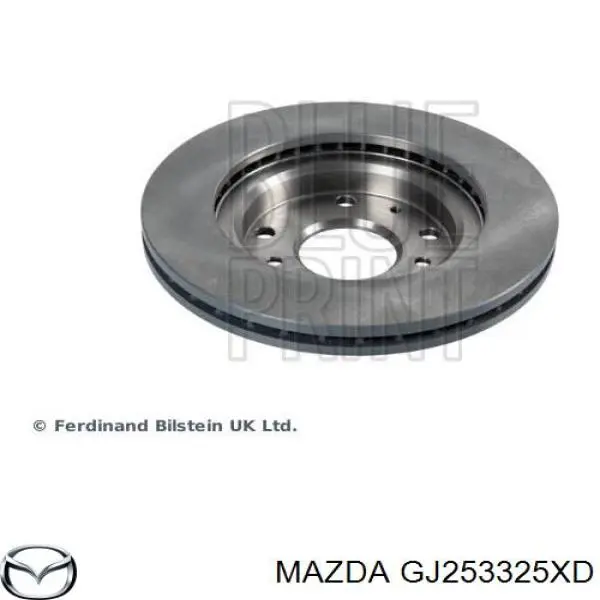 GJ253325XD Mazda freno de disco delantero