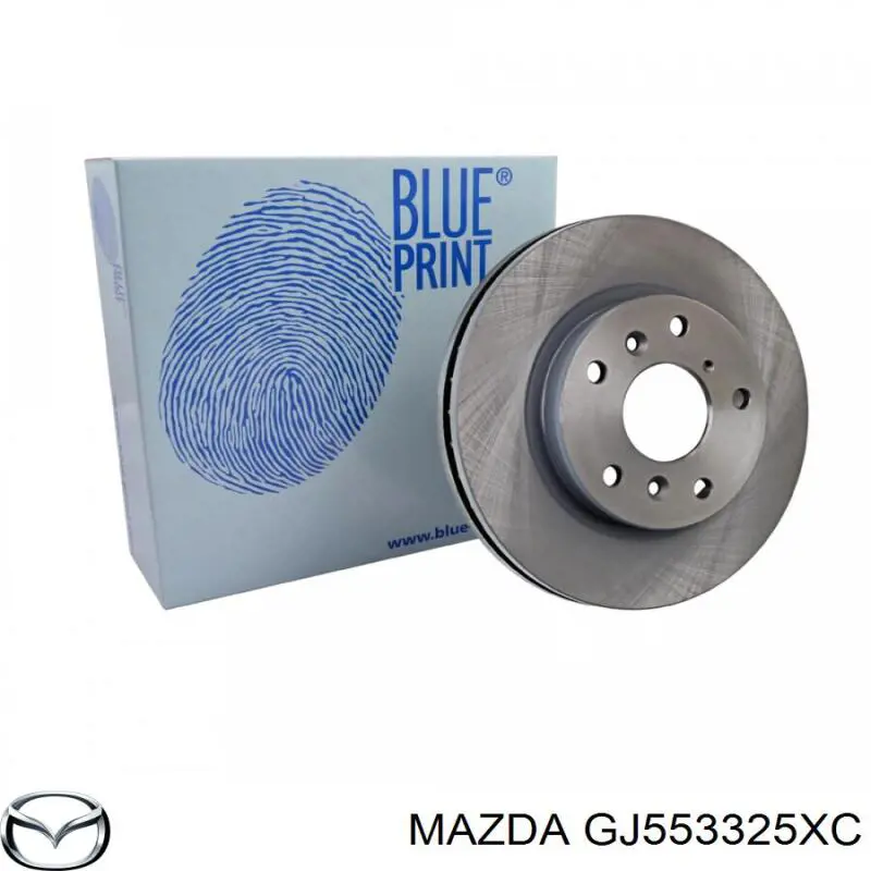 Disco de freno delantero Mazda GJ553325XC