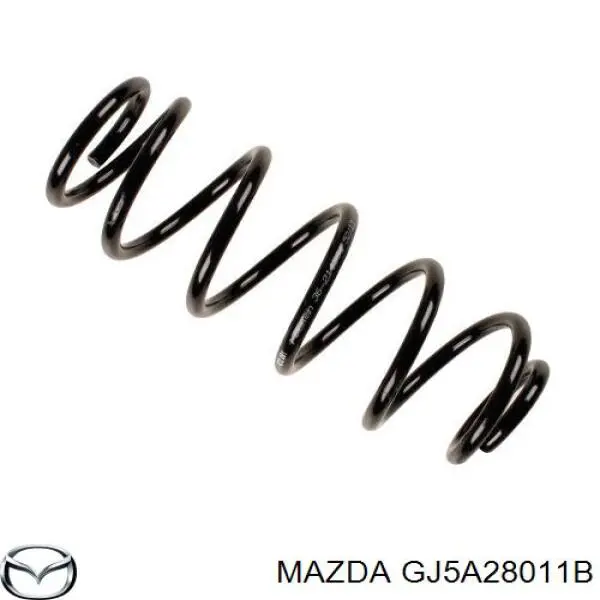 GJ5A28011B Mazda muelle de suspensión eje trasero