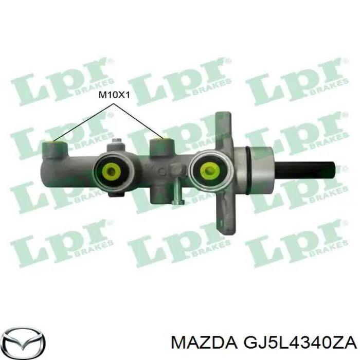 Comprar GJ5L4340ZA Mazda Cilindro maestro de frenos