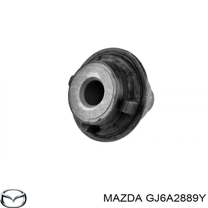 GJ6A2889Y Mazda suspensión, cuerpo del eje trasero