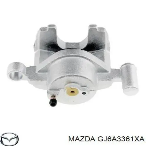 GJ6A3361XA Mazda pinza de freno delantera derecha