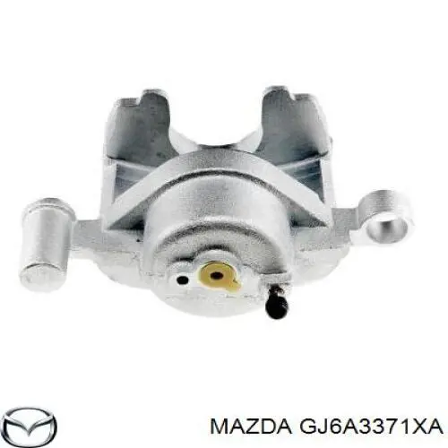 GJ6A3371XA Mazda pinza de freno delantera izquierda