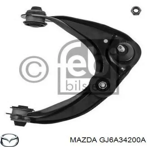 GJ6A34200A Mazda barra oscilante, suspensión de ruedas delantera, superior derecha