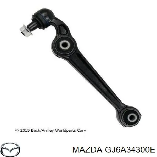 GJ6A34300E Mazda barra oscilante, suspensión de ruedas delantera, inferior izquierda/derecha
