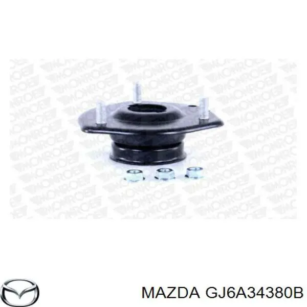 GJ6A34380B Mazda soporte amortiguador delantero