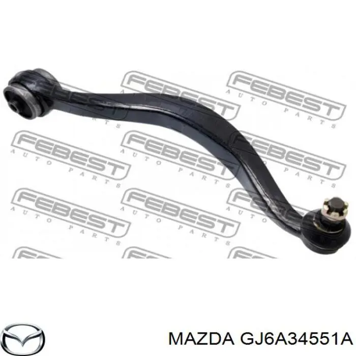 GJ6A34551 Mazda rotula de suspension
