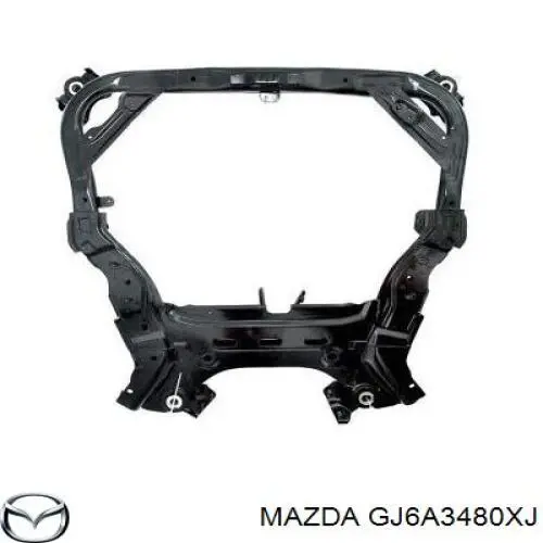 GJ6A3480XJ Mazda subchasis delantero soporte motor delantero