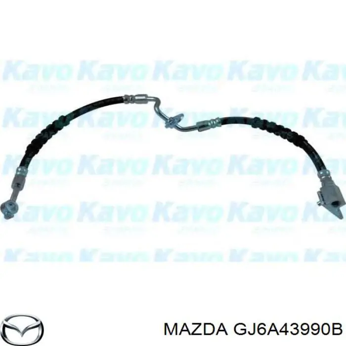 GJ6A43990B Mazda latiguillos de freno delantero izquierdo