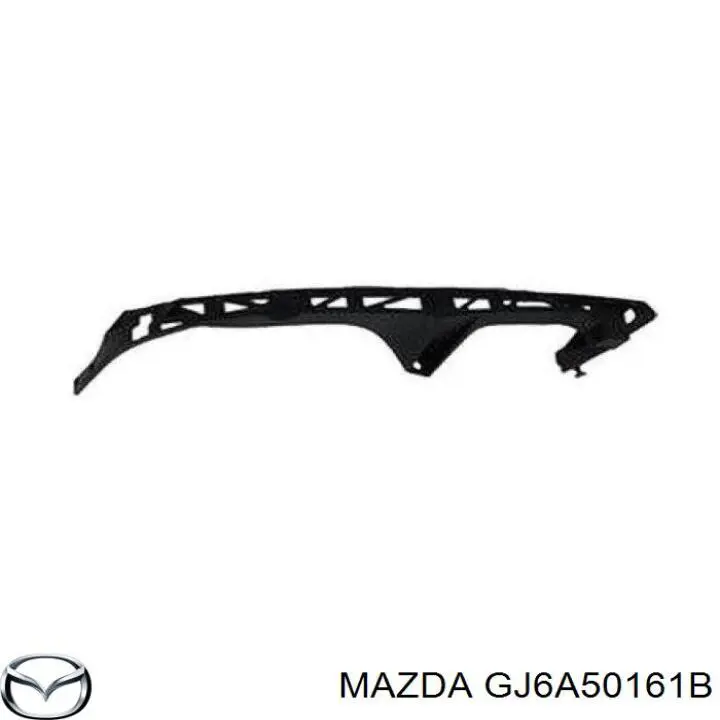 GJ6A50161B Mazda soporte de parachoques delantero izquierdo