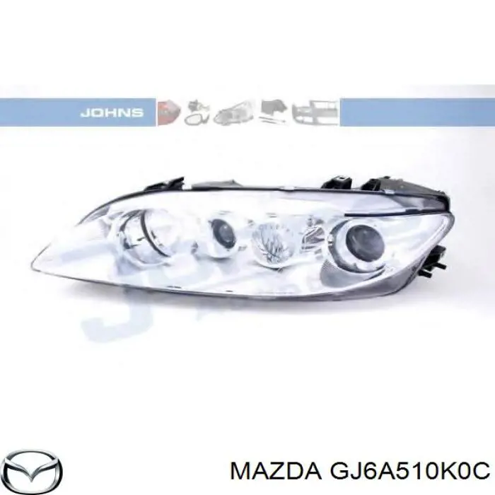 Faro derecho Mazda GJYA510K0B precio, desde 153,14 EUR