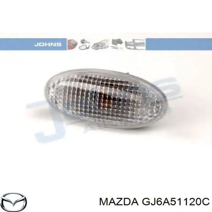 Luz intermitente Mazda GJ6A51120C precio, desde 16,34 EUR