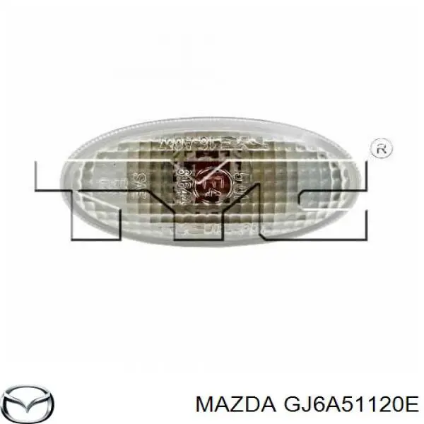 Comprar GJ6A51120E Mazda Luz intermitente de guardabarros