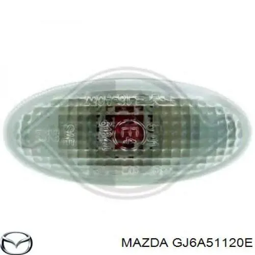 GJ6A51120E Mazda luz intermitente guardabarros