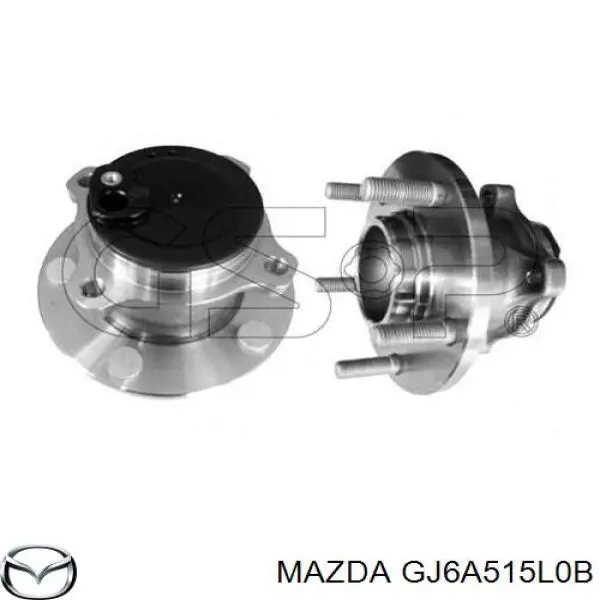 Reflector, paragolpes trasero, derecho para Mazda 6 (GG)