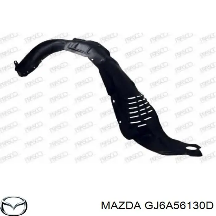Comprar GJ6A56130D Mazda Paso de rueda delantero derecho