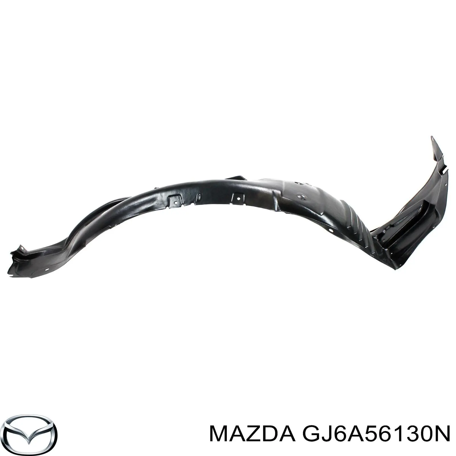Comprar GJ6A56130L Mazda Paso de rueda delantero derecho